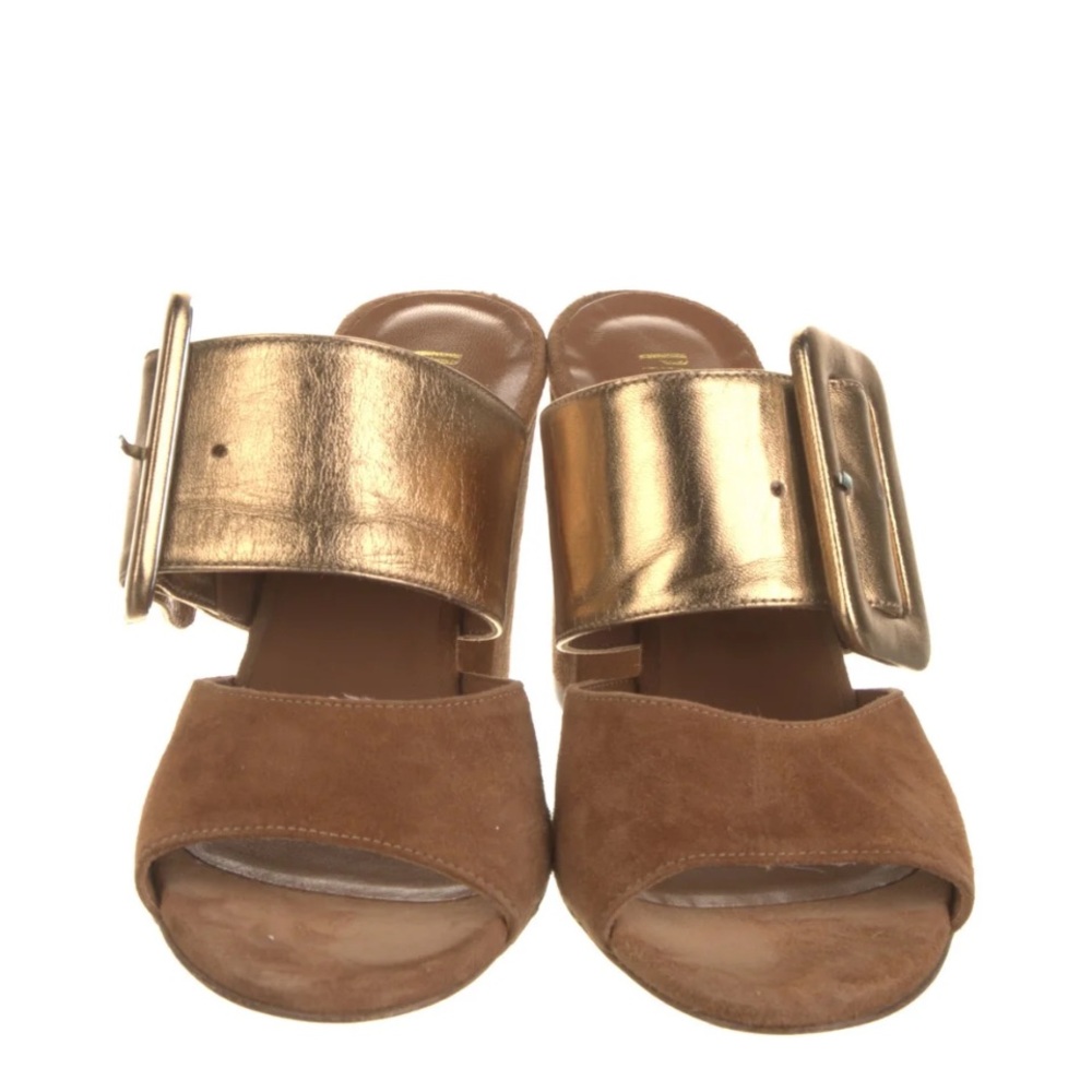 Suede Slides - Picture 3 of 4